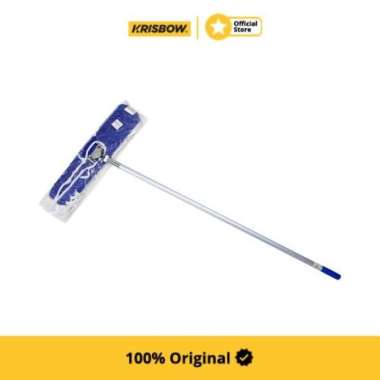 Krisbow Hall Mop Kain Pel Dengan Gagang 61 Cm 181363