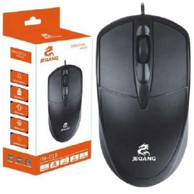 Mouse USB JM-018 / Mouse Optical USB Kabel Wired / Mouse PC Komputer