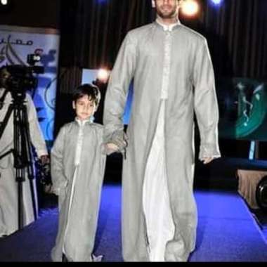 jubah luaran luar anak muslim Multicolor