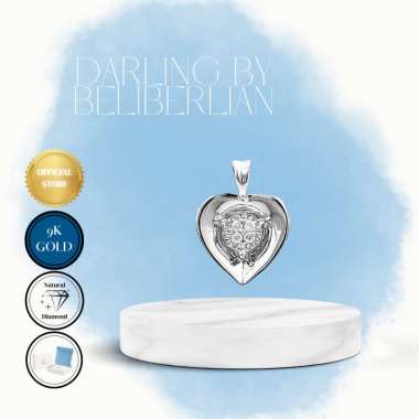 June Diamond Pendant - Liontin Berlian Asli Eropa