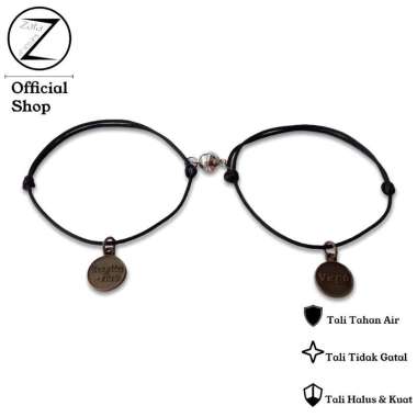 Zafa Gelang Magnet Tali Tahan Air Liontin Zodiak Couple - Zodiak X Magnet