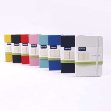 Bukuqu Pocket Classic Notebook - Buku Saku Ukuran A6 Putih Polos