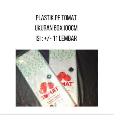 Termurah - Plastik PE Tomat / Plastik Es Ukuran 60x100