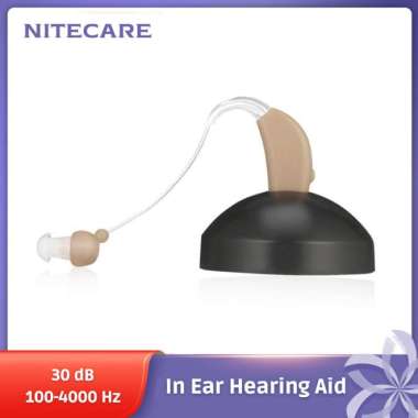 Earphone Alat Bantu Dengar Pendengaran Mini Ringan Rechargeable