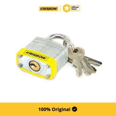 Krisbow Padlock Gembok Laminasi Short Shackle Trsp50S