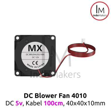 DC Blower Fan / Turbo Fan 4010 DC 5V 2 pin Kabel 100cm
