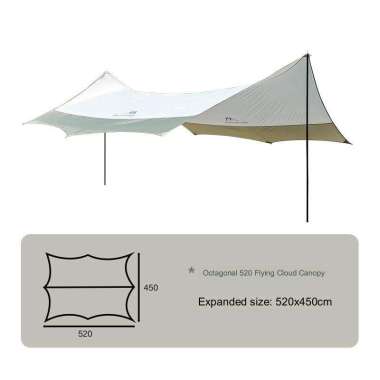 Tenda Kanopi Flysheet MOUNTAINHIKER SZK283 Awning Canopy Camping SZK303