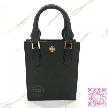TORY BURCH Emerson Mini Shopper in Black