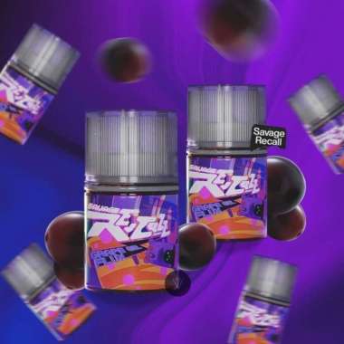 Liquid Savage recall grape gel flux 60ml 3MG