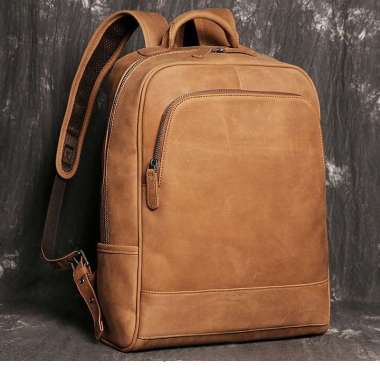 Tas Ransel Kulit asli - Ransel pria wanita - Backpack Kulit asli sapi