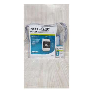 Accu Check Instant + Test Strip / Alat Cek Gula Darah Accu Check Insta