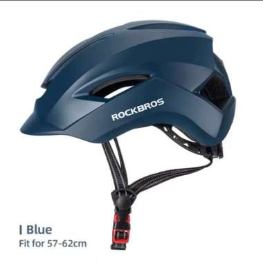 Helm Sepeda Gowes Rockbros WT099 Original Dewasa Pria Wanita Cowo Cewe Biru