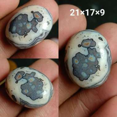 Akik Natural Batu Motif Gambar Kartun Hewan Semut Anak Lucu Unik Antik