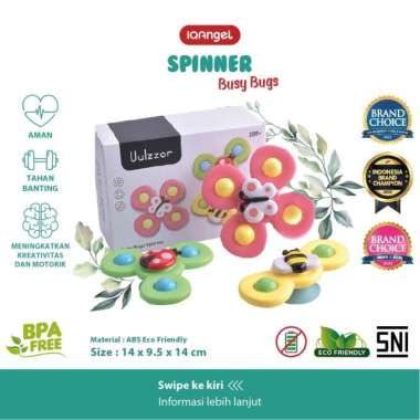 IQ Angel 3in1 Busy Bugs Spinner / Mainan Spinner