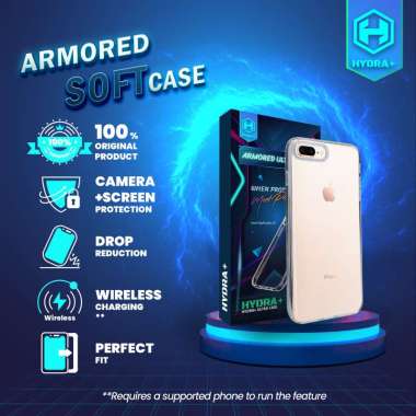 HYDRA+ iPhone 6+ / 7+ / 8+ Plus Armored Soft Case - Casing Softcase
