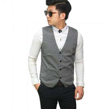 Dalaman Jas Pria - Vest Formal Basic