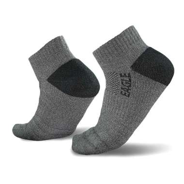 Eagle 3DTech Ankle Socks Kaos Kaki Pria dan Wanita Putih Abu