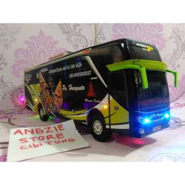 Miniatur Bus Bis Haryanto Wayang Jb3+ Lampu Multicolor