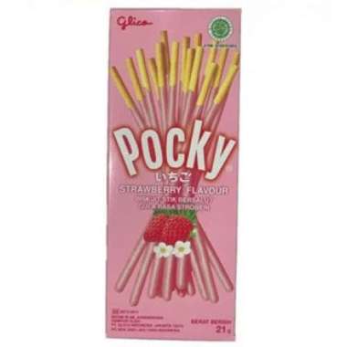 GLICO POCKY MINI STICK WAFER 22GR STRAWBERRY
