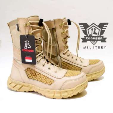 BOSSINDO SEPATU pdl boots kulit asli cream 42 cream
