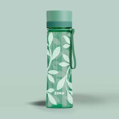 Zoku Water Bottle Eastman Tritan 600ml Green Leaf