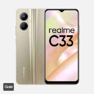 REALME HANDPHONE C33 RAM 4/128GB GOLD