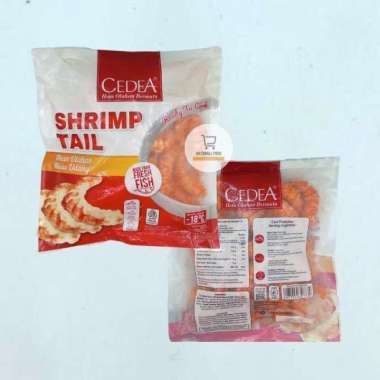 Cedea Shrimp Tail 450gram Ikan Olahan Bentuk Ekor Udang