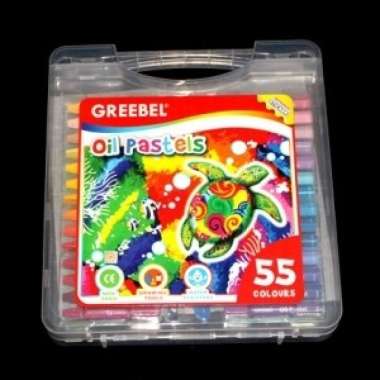 Crayon Greebel 55 Warna/ Oil Pastel Greebel 55 Warna Multicolor