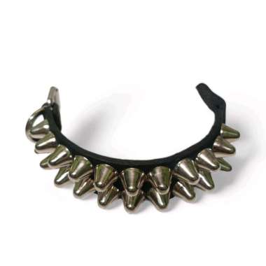 gelang punk fashion kulit asli uk 2 baris