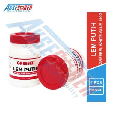 Aksesoren Lem Colek Greebel White Glue 150G / Lem Putih Super Kuat / Perekat Multifungsi Lem Putih