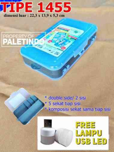 Tool Box Kotak Pancing Kotak Jahit Green Leaf 1455