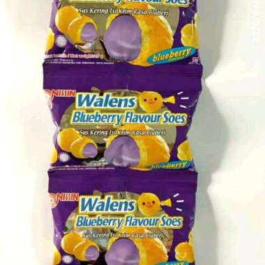Nissin Walens Choco Soes All Varian Rasa (Renceng isi 10) Snack Murah blueberry