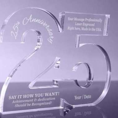 plakat plaque award achievement penghargaan piala event anniversary 4
