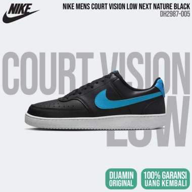 Nike Court Vision Low Next Nature [DH2987-005] Black Mens Original BNIB - Sepatu Pria 45.5