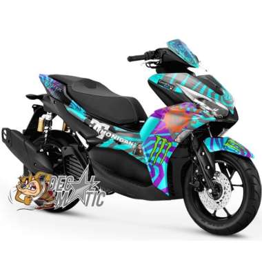 Decal Aerox Full body Stiker Aerox 155 NVX OLD/NEW Honigan OLD AEROX Cyan