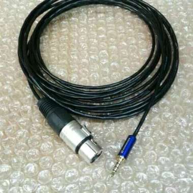 Promo Terbatas !!!!! Xlr Female Mixer To Android Xlr Female To 3.5Mm Stereo Aux Cable 10.M Multicolor
