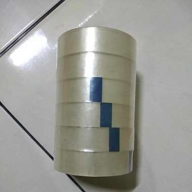 LAKBAN 1 INCH ISOLASI SOLASI SOLATIP 24MM KUALITAS DAIMARU BAGUS TEBAL TAHAN TIDAK MUDAH PUTUS 72 YA