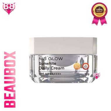 MS Glow Daily Cream Sun Glow / Sun White / BB - 100% ORIGINAL BPOM Whitening