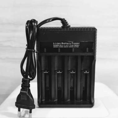 charger 4 slot desktop cas baterai 18650