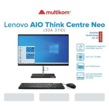 PC AIO LENOVO THINKCENTRE NEO 30A 37ID i3-1215U 4GB 512SSD FHD W11 OHS