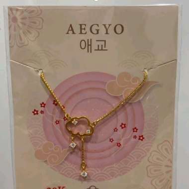 Kalung Liontin Awan Bandul Koleksi Josean Elegant Emas Asli