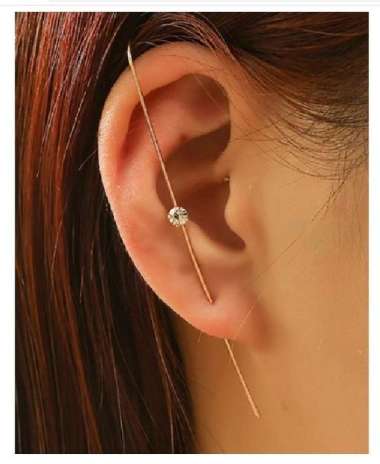 Anting Tusuk trendy masa kini Hias Zircon Gaya Korea Untuk Wanita A5