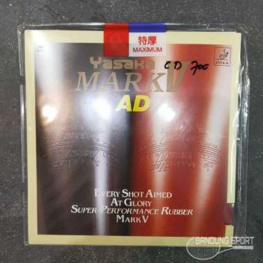 Rubber Karet Bat Pingpong / Bet Karet Tenis Meja Yasaka Mark V AD Merah