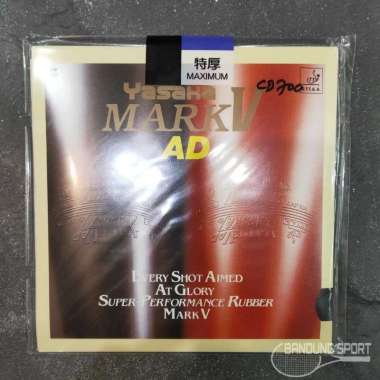 Rubber Karet Bat Pingpong / Bet Karet Tenis Meja Yasaka Mark V AD Hitam