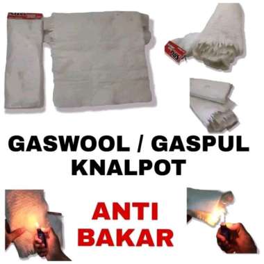 Glaswool Gasbul Knalpot Anti Bakar Glaswool Knalpot Racing
