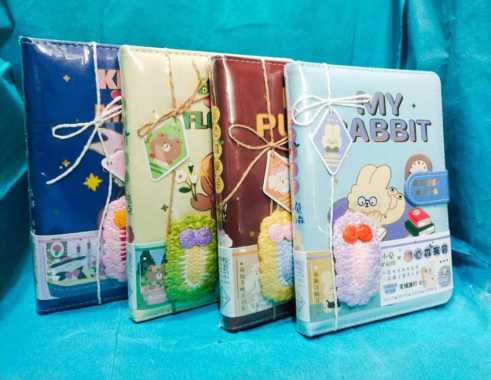 Buku Tulis Catatan Harian Diary Book Kekinian A5 Notebook Magnet Lucu VAR 3