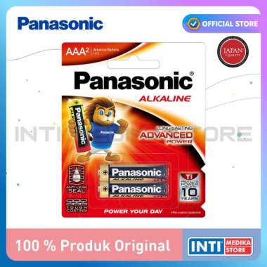 PANASONIC - Baterai AA AAA 2s Tahan Lama | Batre ALKALINE A2 A3 ALKALINE AAA 2pc