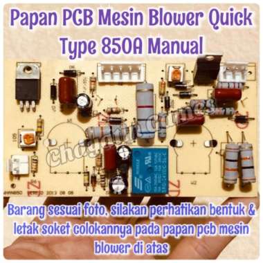 PAPAN MESIN / PAPAN PCB MESIN BLOWER QUICK 850A Quick 850A