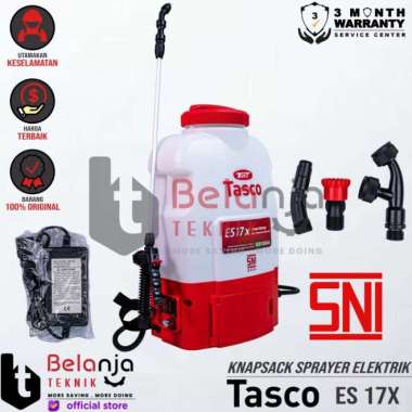 TASCO KNAPSACK SPRAYER ELEKTRIK ES 17 X ALAT SEMPROT HAMA ES 17X