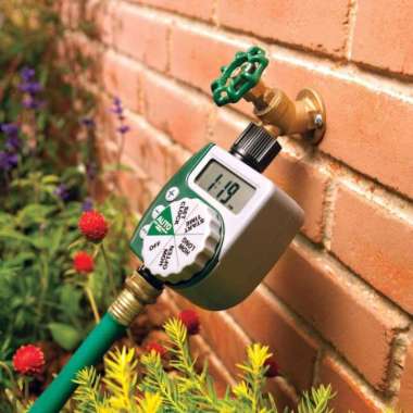 DIGITAL TIMER KRAN AIR TAMAN OTOMATIS/SPRINKLER TIMER KERAN TAMAN LCD